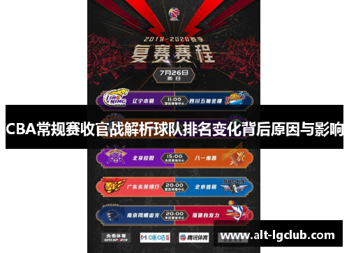 CBA常规赛收官战解析球队排名变化背后原因与影响