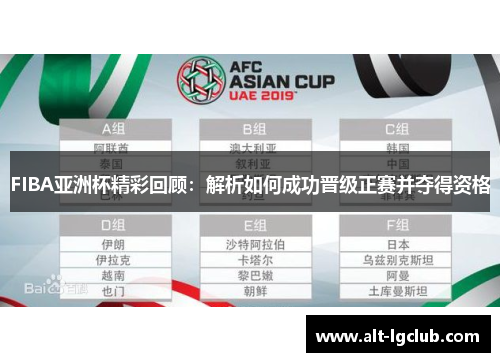 FIBA亚洲杯精彩回顾：解析如何成功晋级正赛并夺得资格