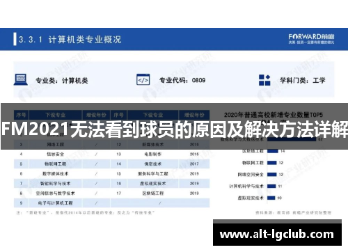 FM2021无法看到球员的原因及解决方法详解