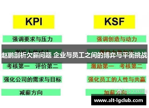 赵鹏剖析欠薪问题 企业与员工之间的博弈与平衡挑战